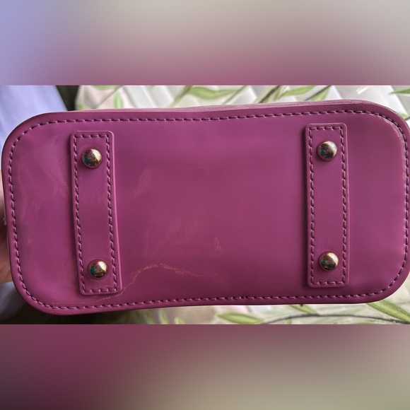 Dooney & Bourke Orchid Patent Leather Shoulder Bag - Picture 4 of 8